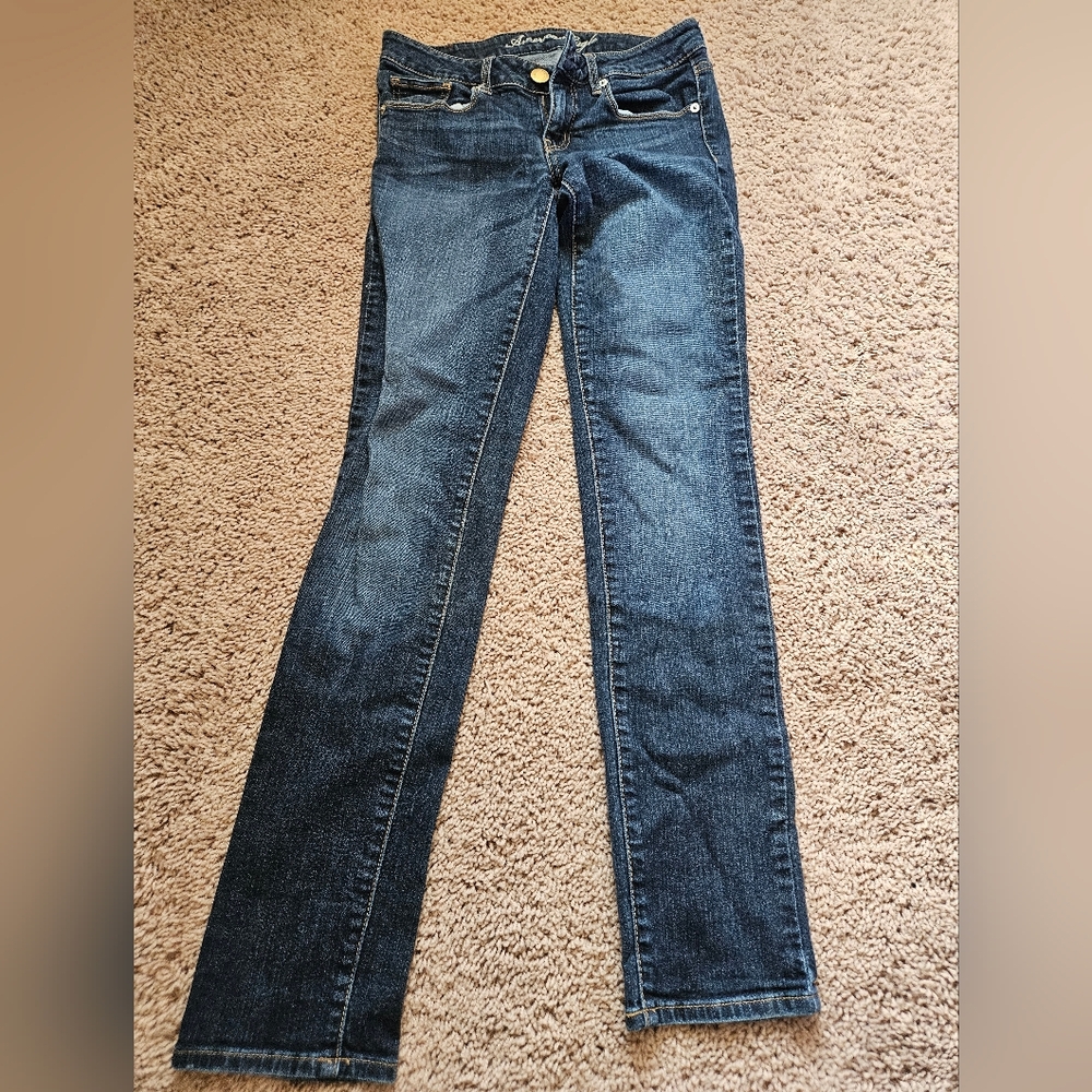 American Eagle Outfitters Blue Skinny Jeans